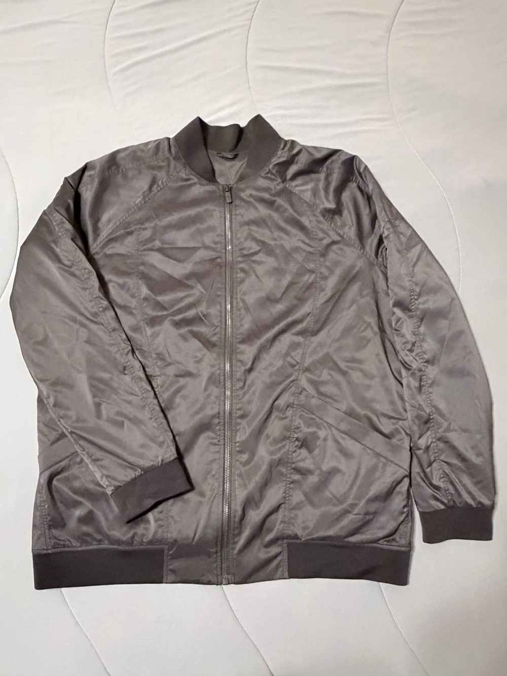 lululemon athletica Gray Bomber Jacket